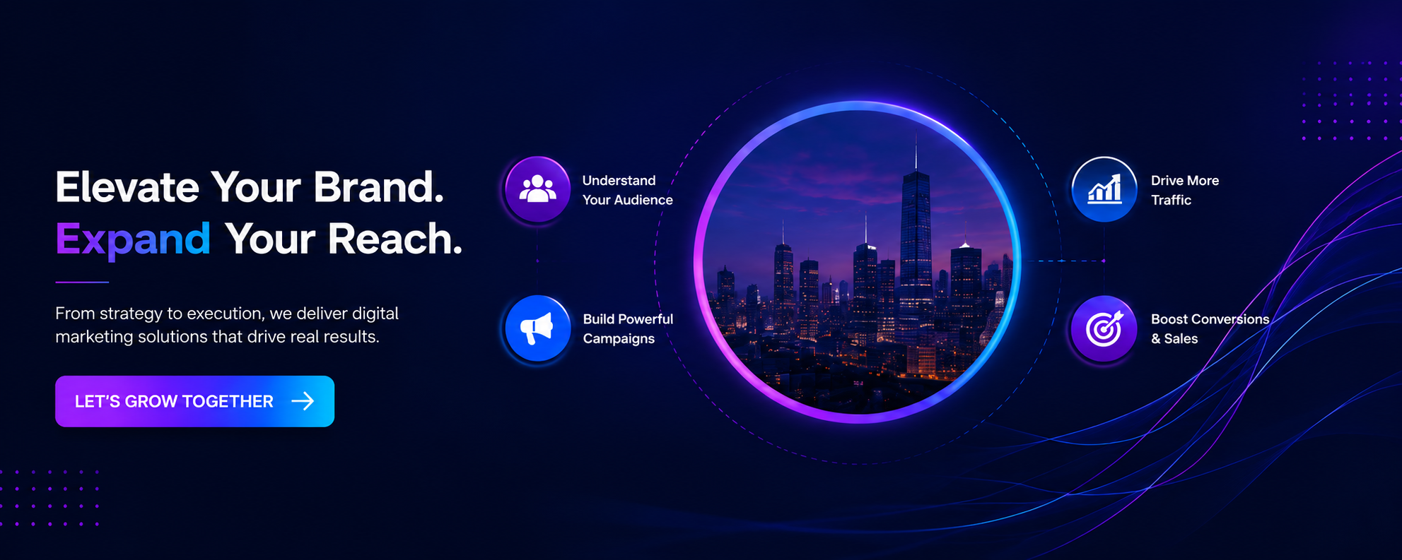 Grow Your Business With Us / Profitechdigital